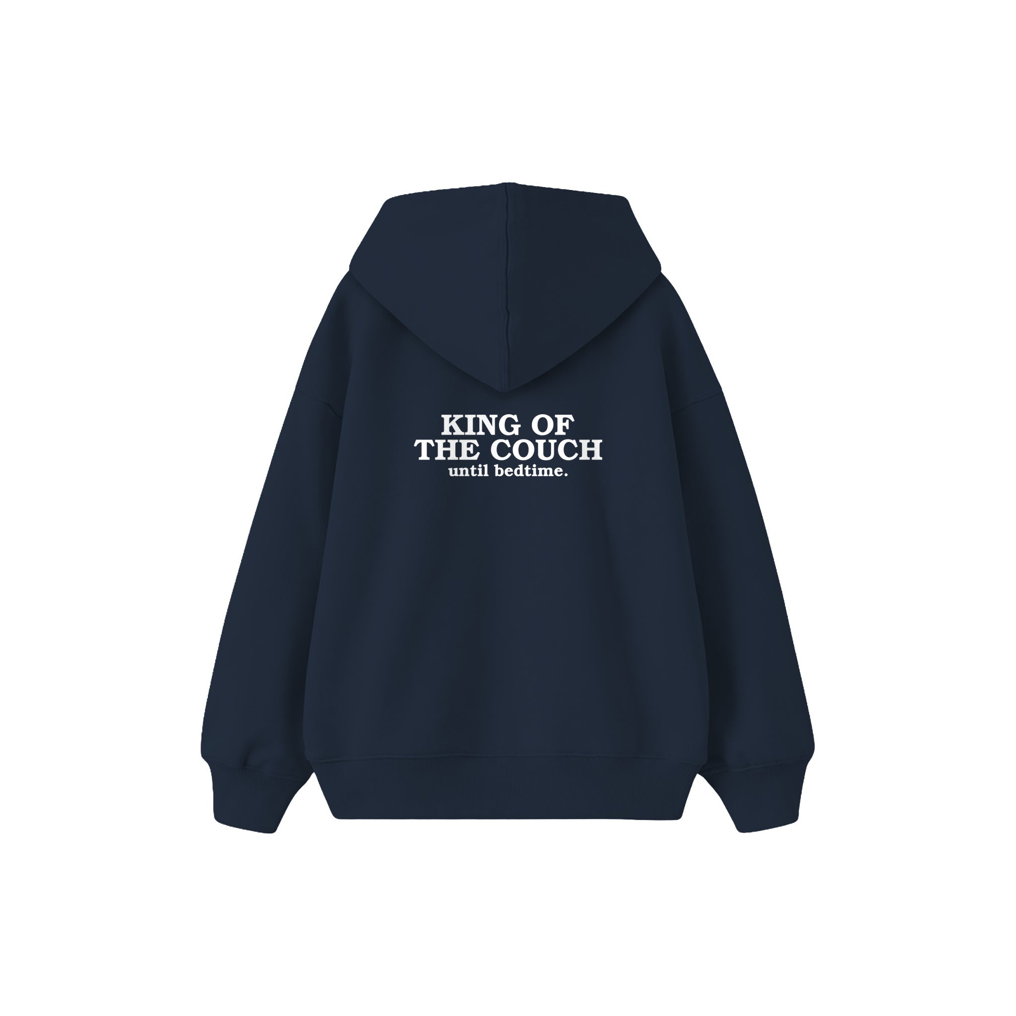 King Of The Couch Çocuk Hoodie — Lacivert — arka görünüm