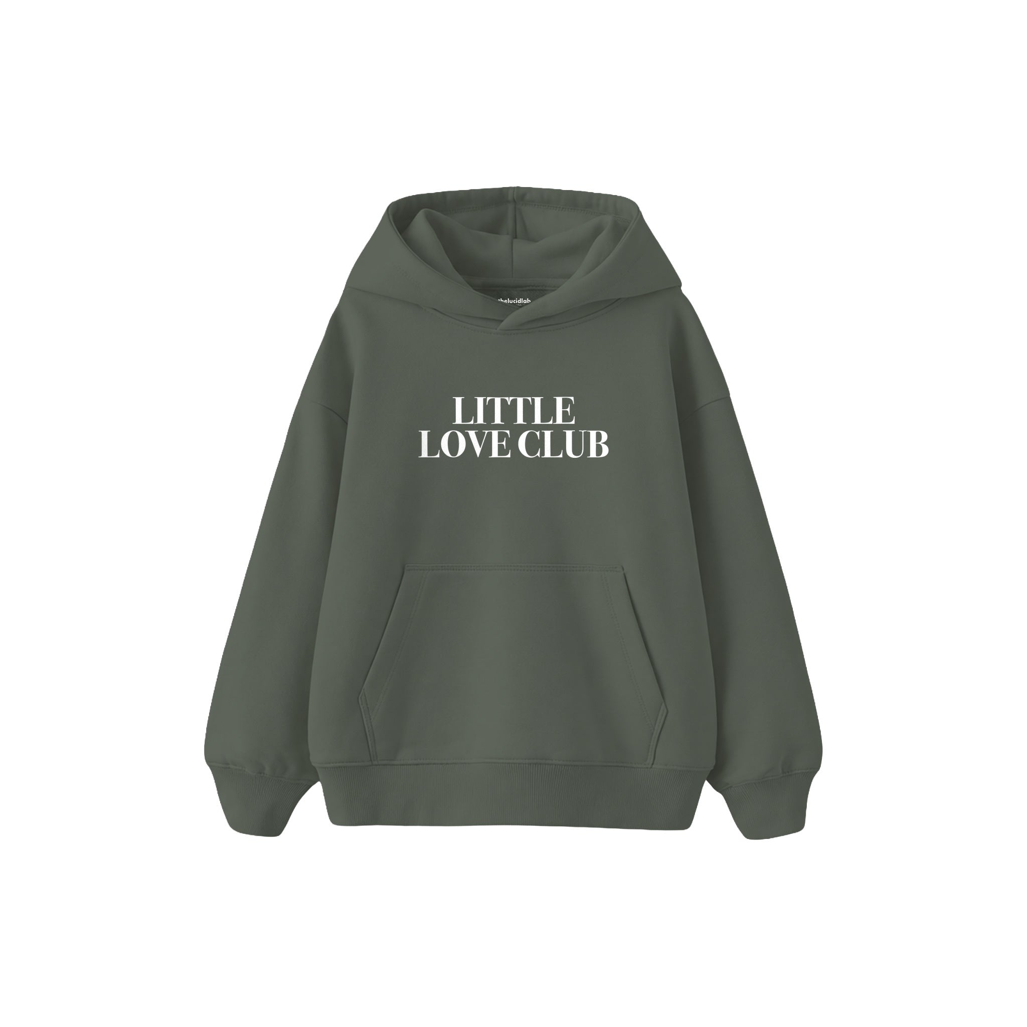 Little Love Club Çocuk Hoodie — Antrasit — ön görünüm