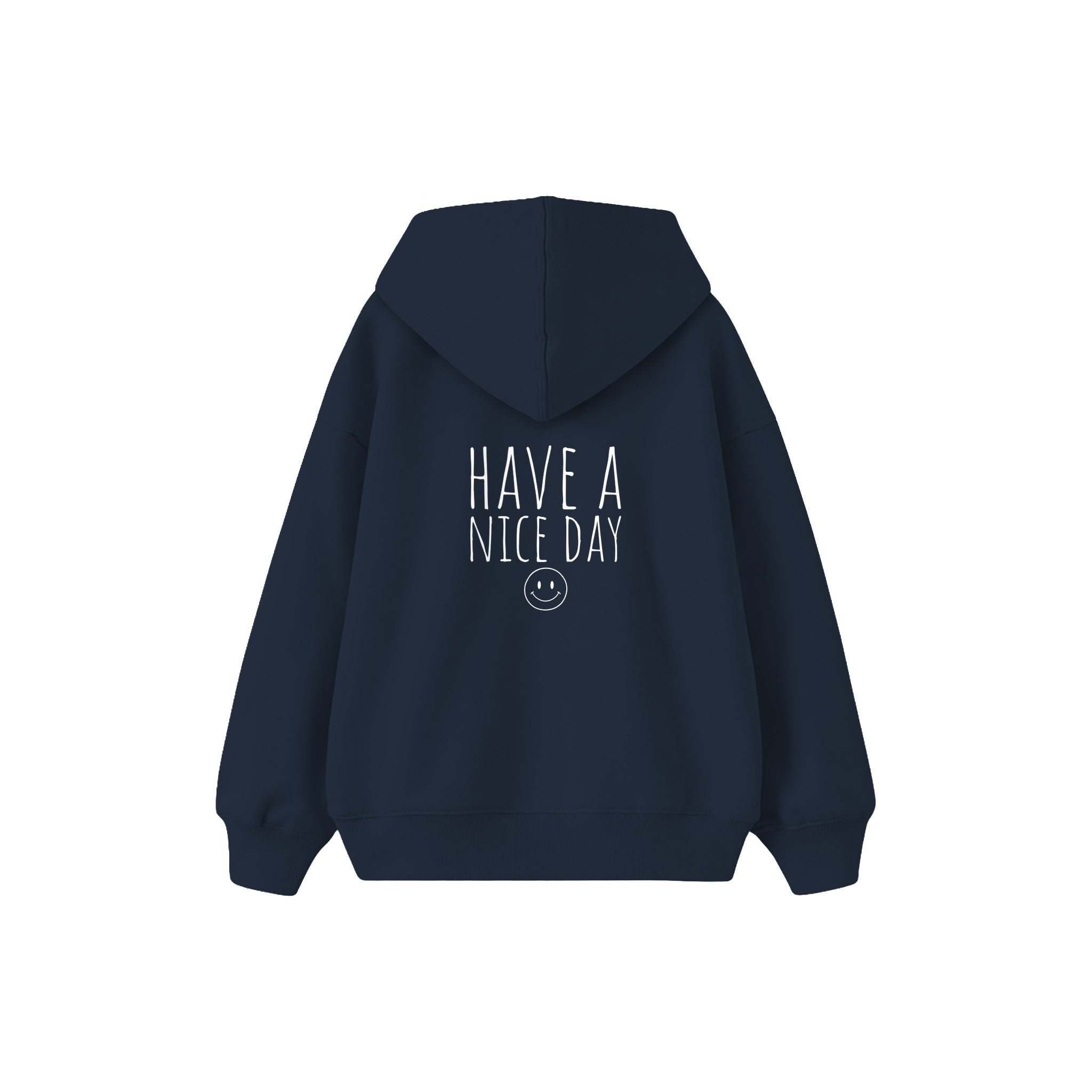 Have a Nice Day Çocuk Hoodie — Lacivert — arka görünüm