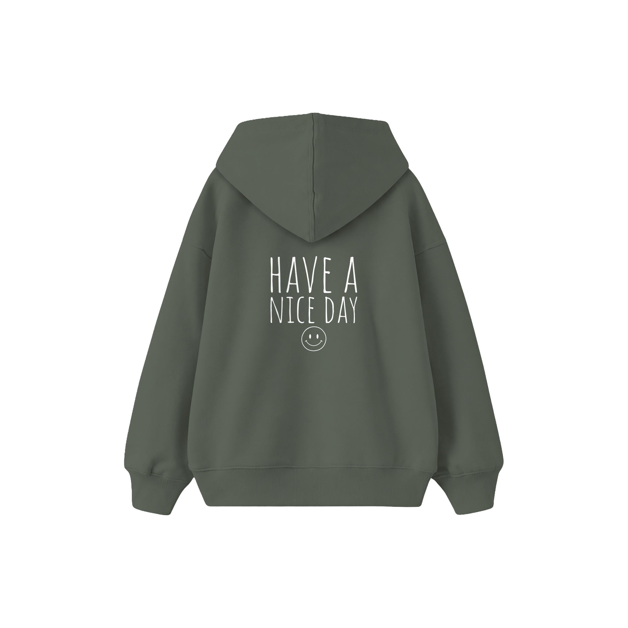 Have a Nice Day Çocuk Hoodie — Antrasit — arka görünüm