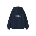 Ice Cream Days Forever Çocuk Hoodie — Lacivert — arka görünüm