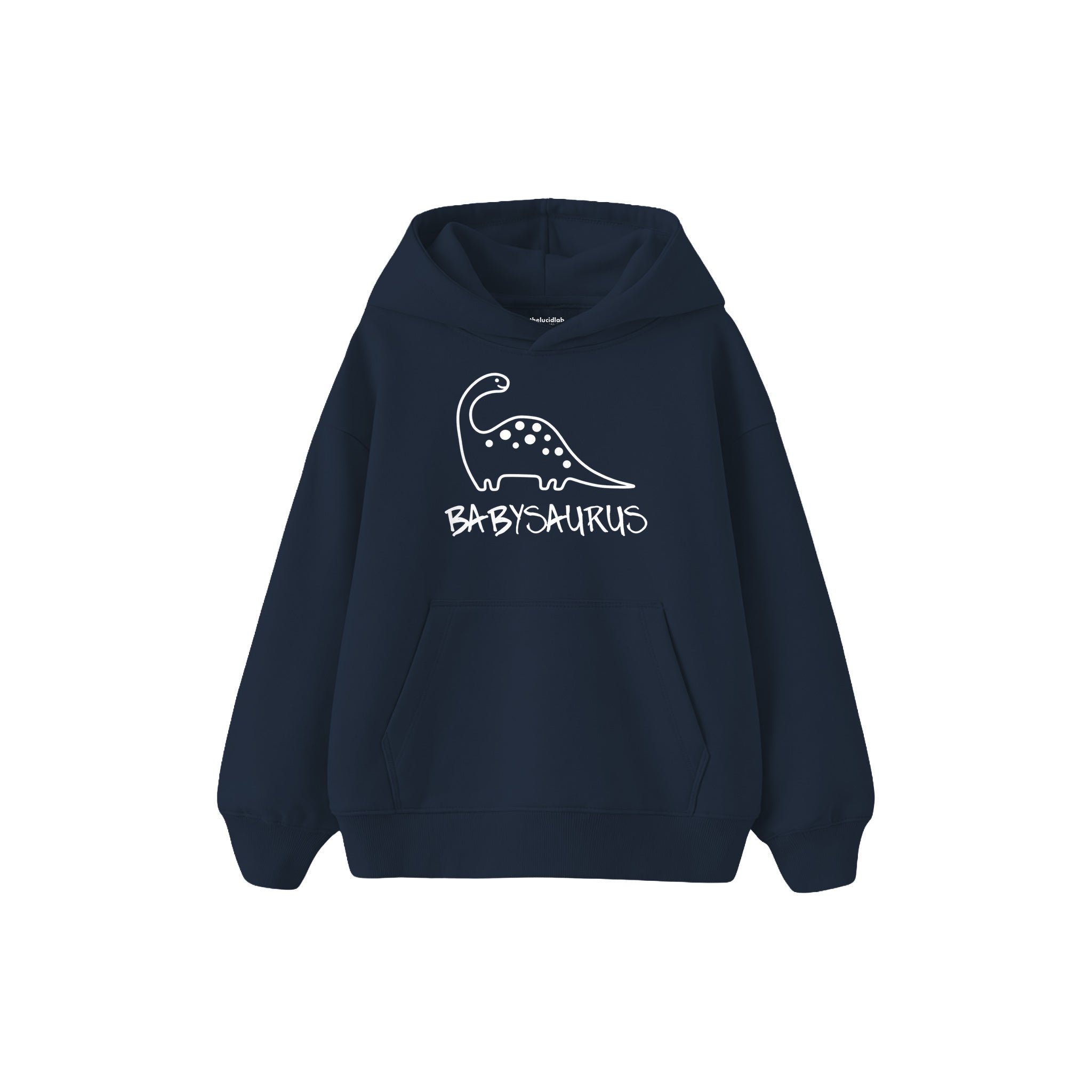 BABYSAURUS Çocuk Hoodie — Lacivert — ön görünüm