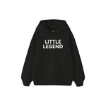 LITTLE LEGEND Çocuk Hoodie — Siyah — ön görünüm