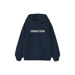 CREATION Çocuk Hoodie — Lacivert — ön görünüm