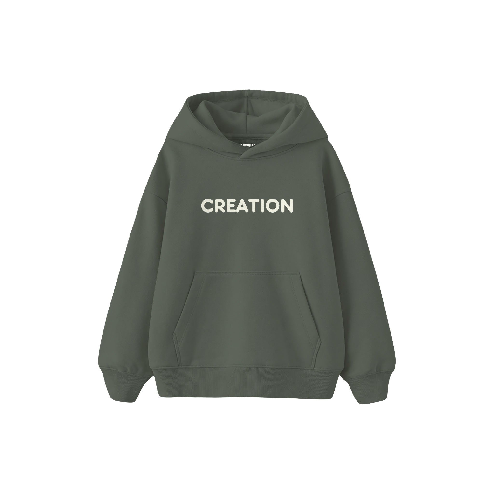 CREATION Çocuk Hoodie — Antrasit — ön görünüm