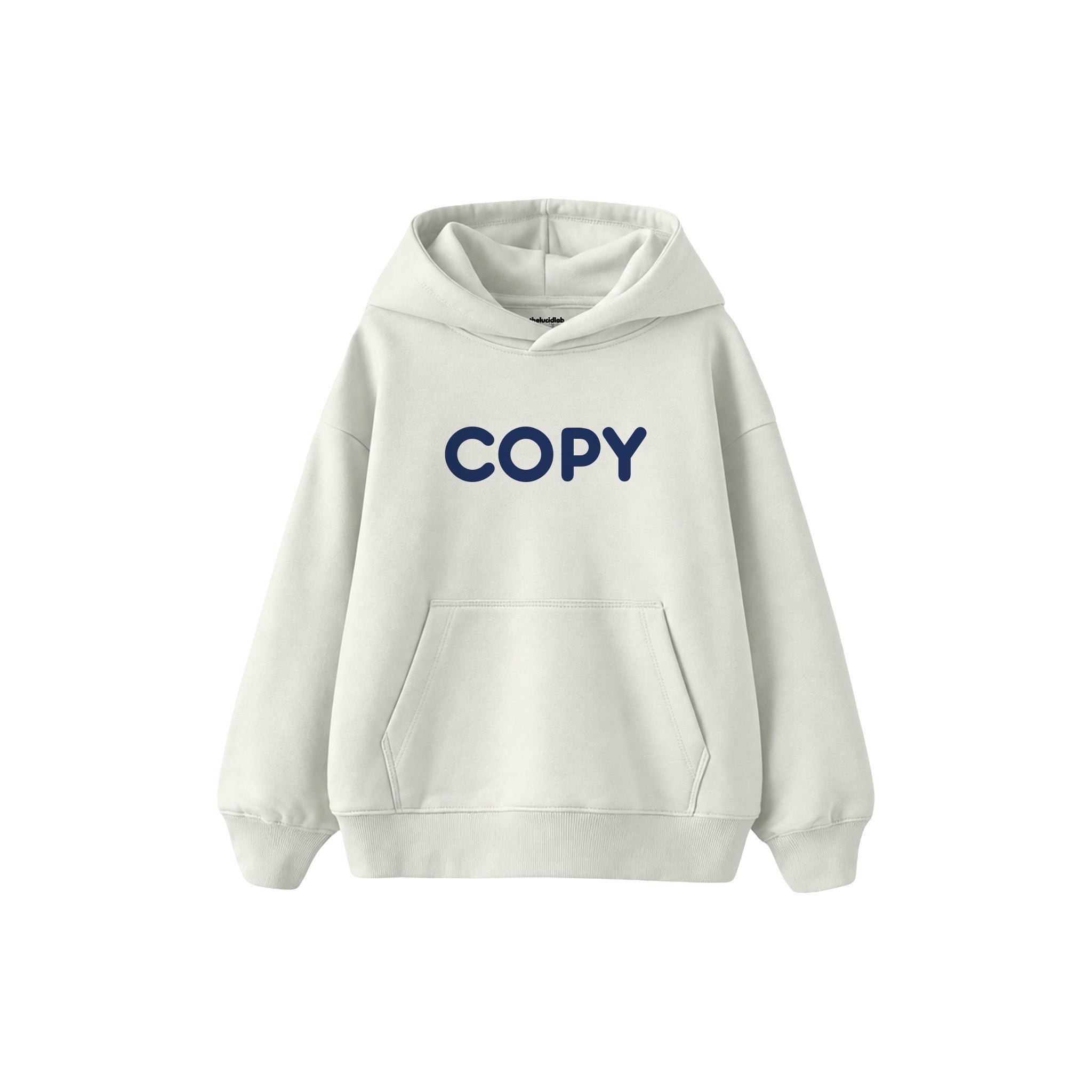 COPY Çocuk Hoodie — Beyaz — ön görünüm