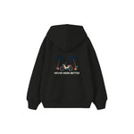 Never Been Better Çocuk Hoodie — Siyah — arka görünüm