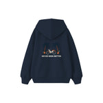 Never Been Better Çocuk Hoodie — Lacivert — arka görünüm