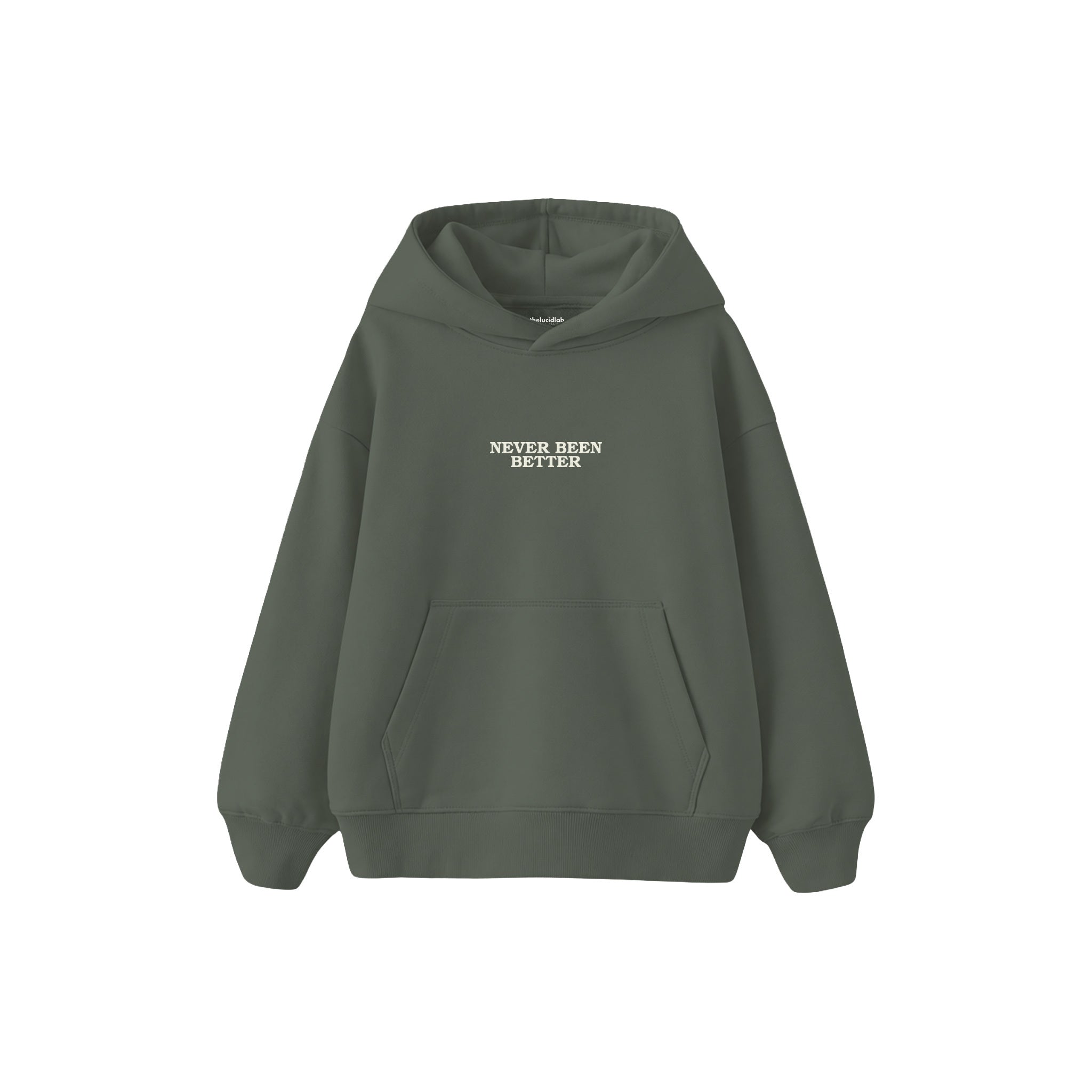 Never Been Better Çocuk Hoodie — Antrasit — ön görünüm