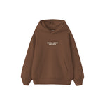 Never Been Better Çocuk Hoodie — Kahverengi — ön görünüm