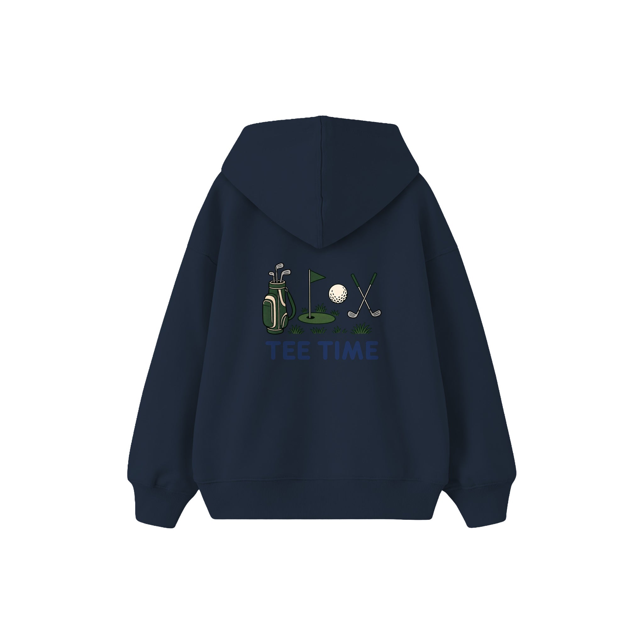 Tee Time Çocuk Hoodie — Lacivert — arka görünüm