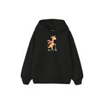 Scooter Giraffe Çocuk Hoodie — Siyah — ön görünüm