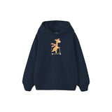 Scooter Giraffe Çocuk Hoodie — Lacivert — ön görünüm