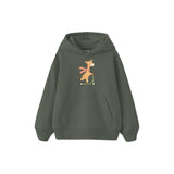 Scooter Giraffe Çocuk Hoodie — Antrasit — ön görünüm