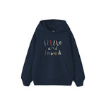 Little and Loved Çocuk Hoodie — Lacivert — ön görünüm