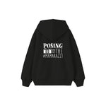 Mamarazzi Çocuk Hoodie — Siyah — arka görünüm