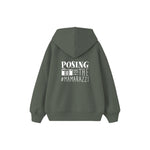Mamarazzi Çocuk Hoodie — Antrasit — arka görünüm