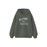 Mama Oooh Çocuk Hoodie — Antrasit — ön görünüm