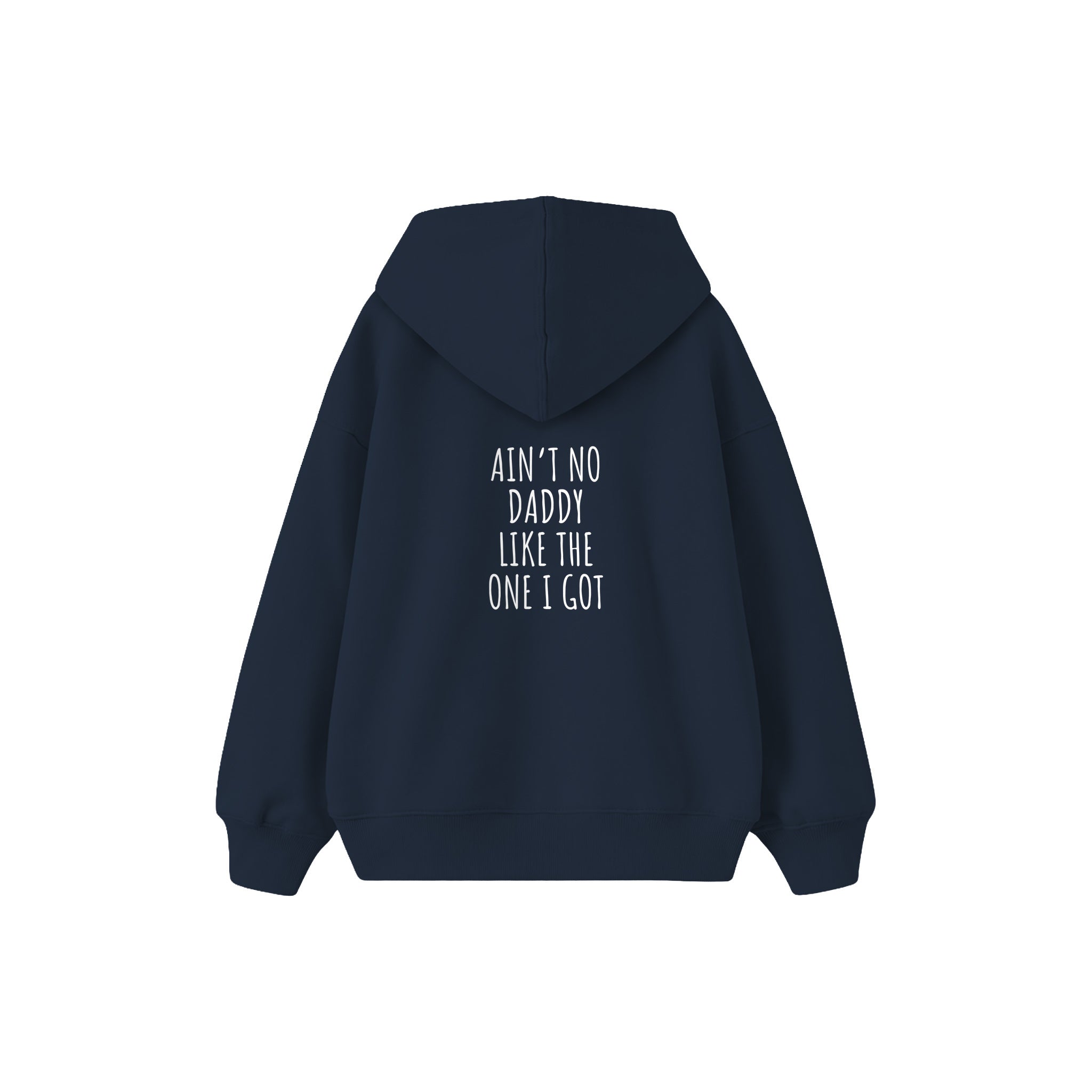Ain’t No Daddy Çocuk Hoodie — Lacivert — arka görünüm