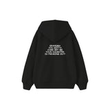 Grandma Come Get Me Çocuk Hoodie — Siyah — arka görünüm