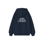 Grandma Come Get Me Çocuk Hoodie — Lacivert — arka görünüm