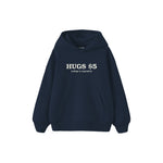 Hugs Five Dollars Çocuk Hoodie — Lacivert — ön görünüm