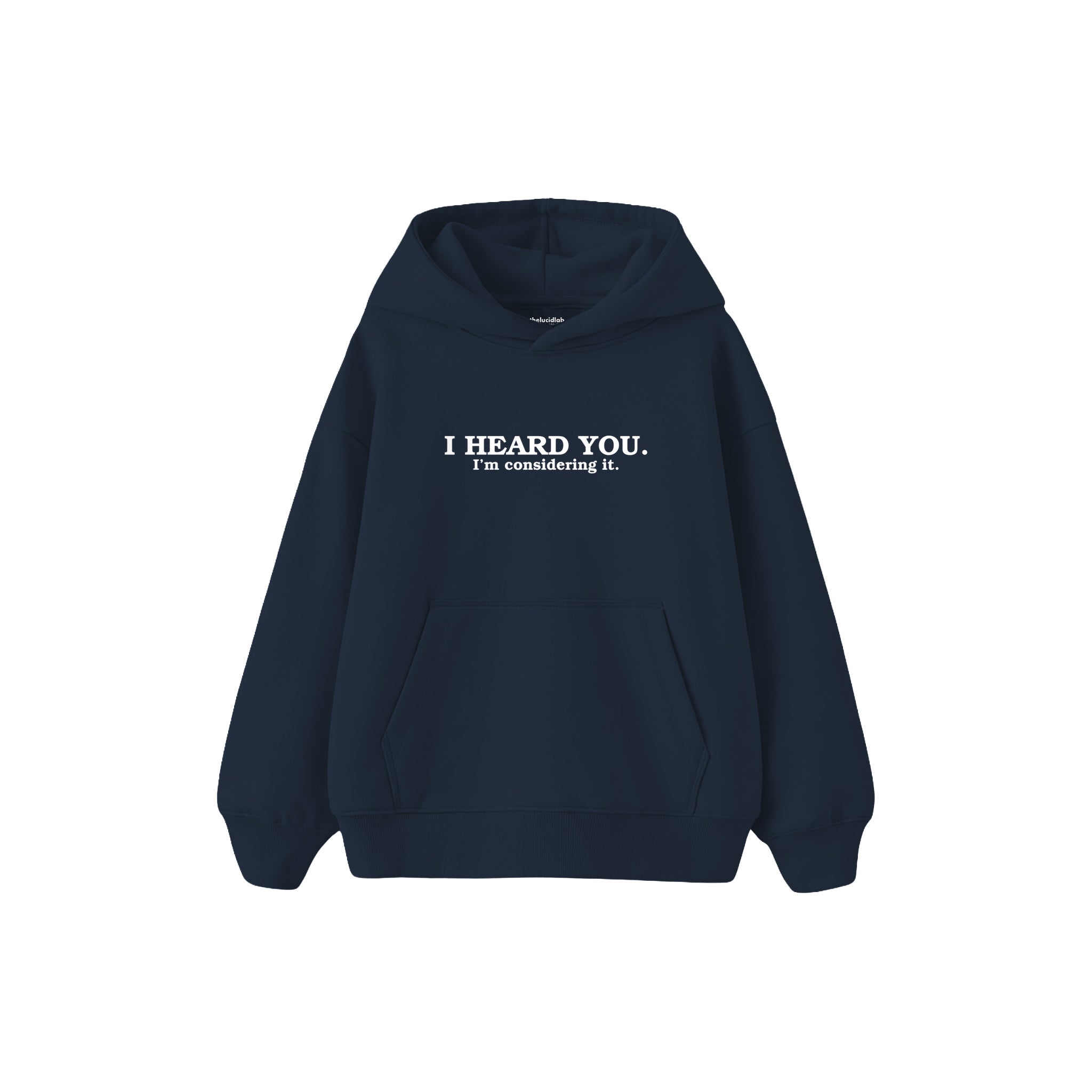 Selective Hearing Çocuk Hoodie — Lacivert — ön görünüm