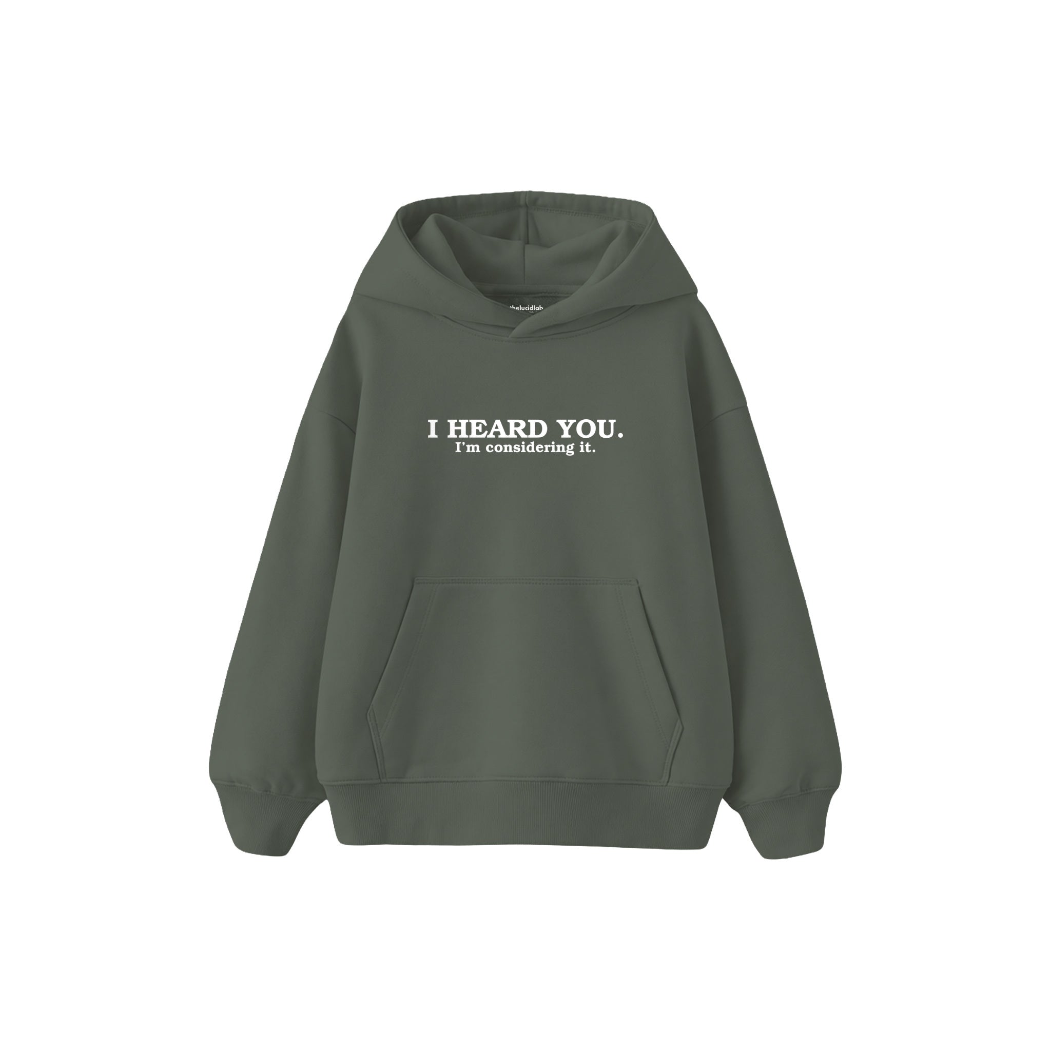 Selective Hearing Çocuk Hoodie — Antrasit — ön görünüm