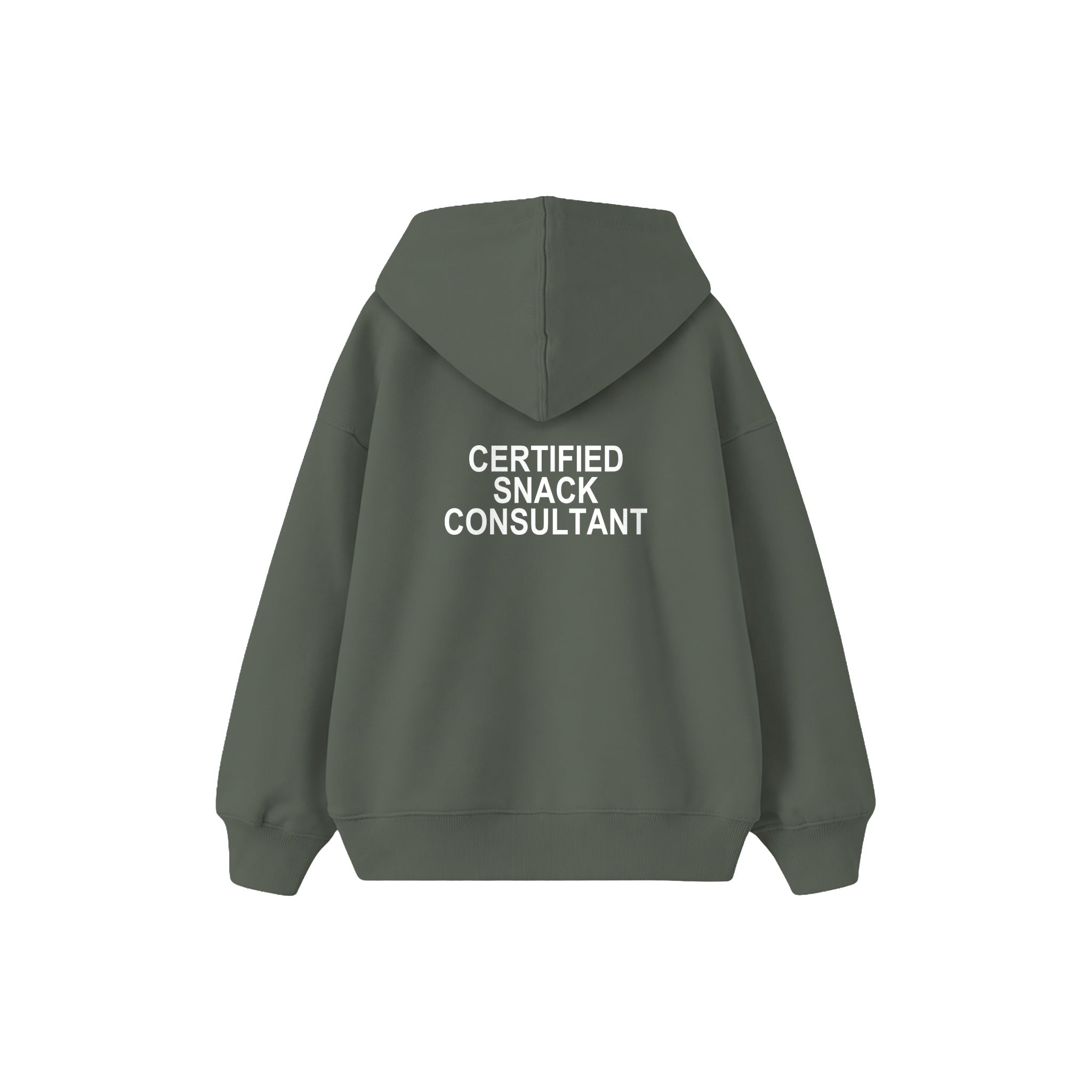 Snack Consultant Çocuk Hoodie — Antrasit — arka görünüm