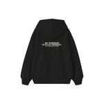 Weekend Management Çocuk Hoodie — Siyah — arka görünüm