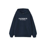 Loading Patience Çocuk Hoodie — Lacivert — ön görünüm