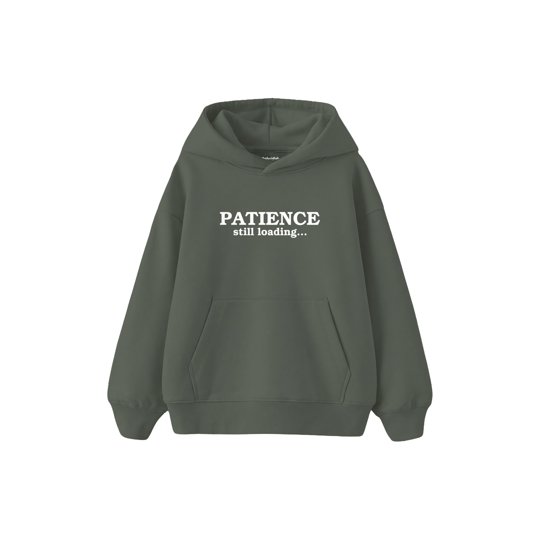 Loading Patience Çocuk Hoodie — Antrasit — ön görünüm