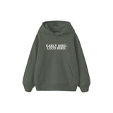 Early Bird Çocuk Hoodie — Antrasit — ön görünüm