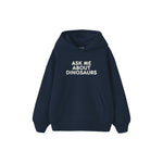 Dinosaur Expert Çocuk Hoodie — Lacivert — ön görünüm