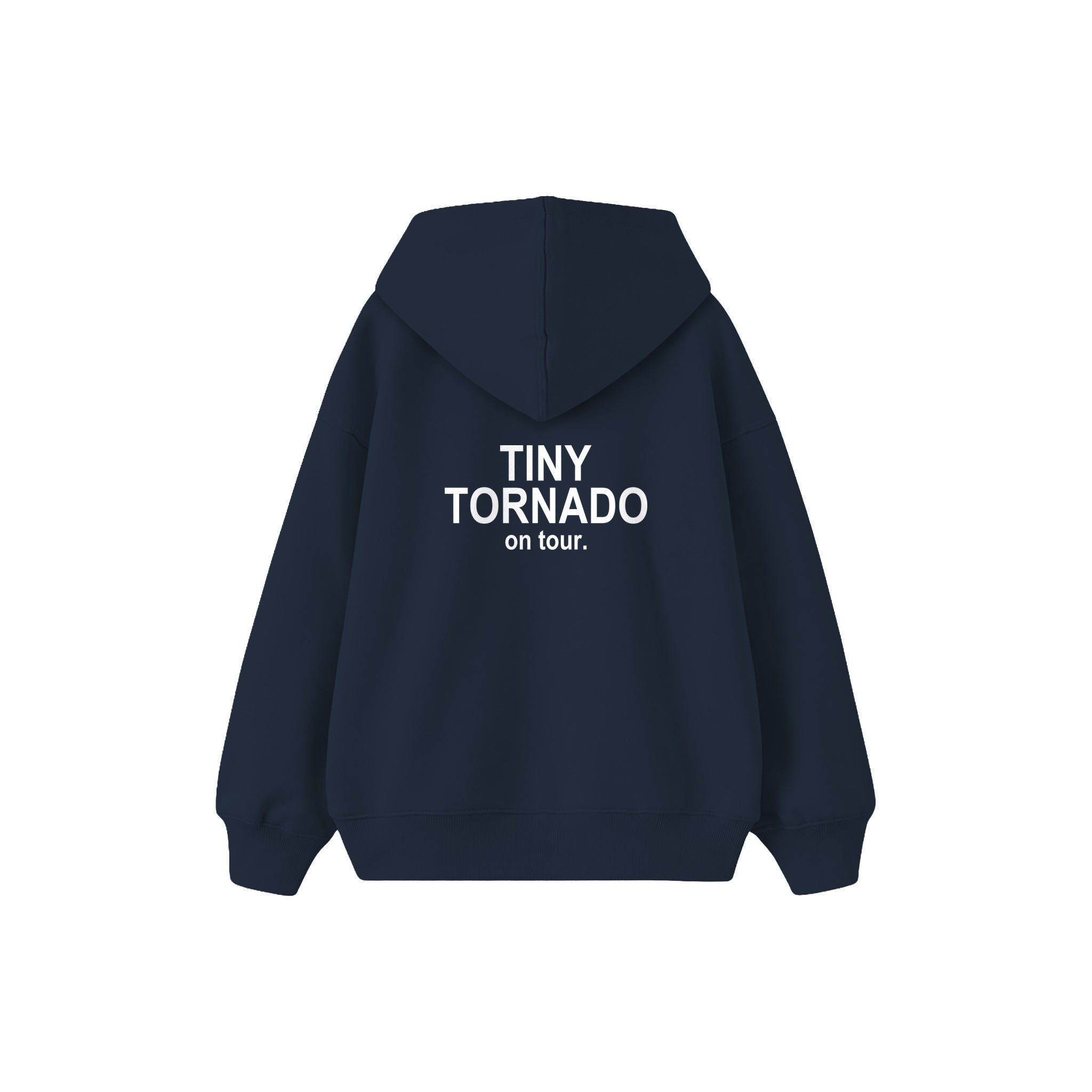 Tiny Tornado Çocuk Hoodie — Lacivert — arka görünüm