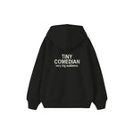 Tiny Comedian Çocuk Hoodie — Siyah — arka görünüm