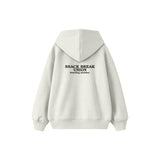 Snack Break Union Çocuk Hoodie — Beyaz — arka görünüm