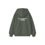 Snack Break Union Çocuk Hoodie — Antrasit — arka görünüm