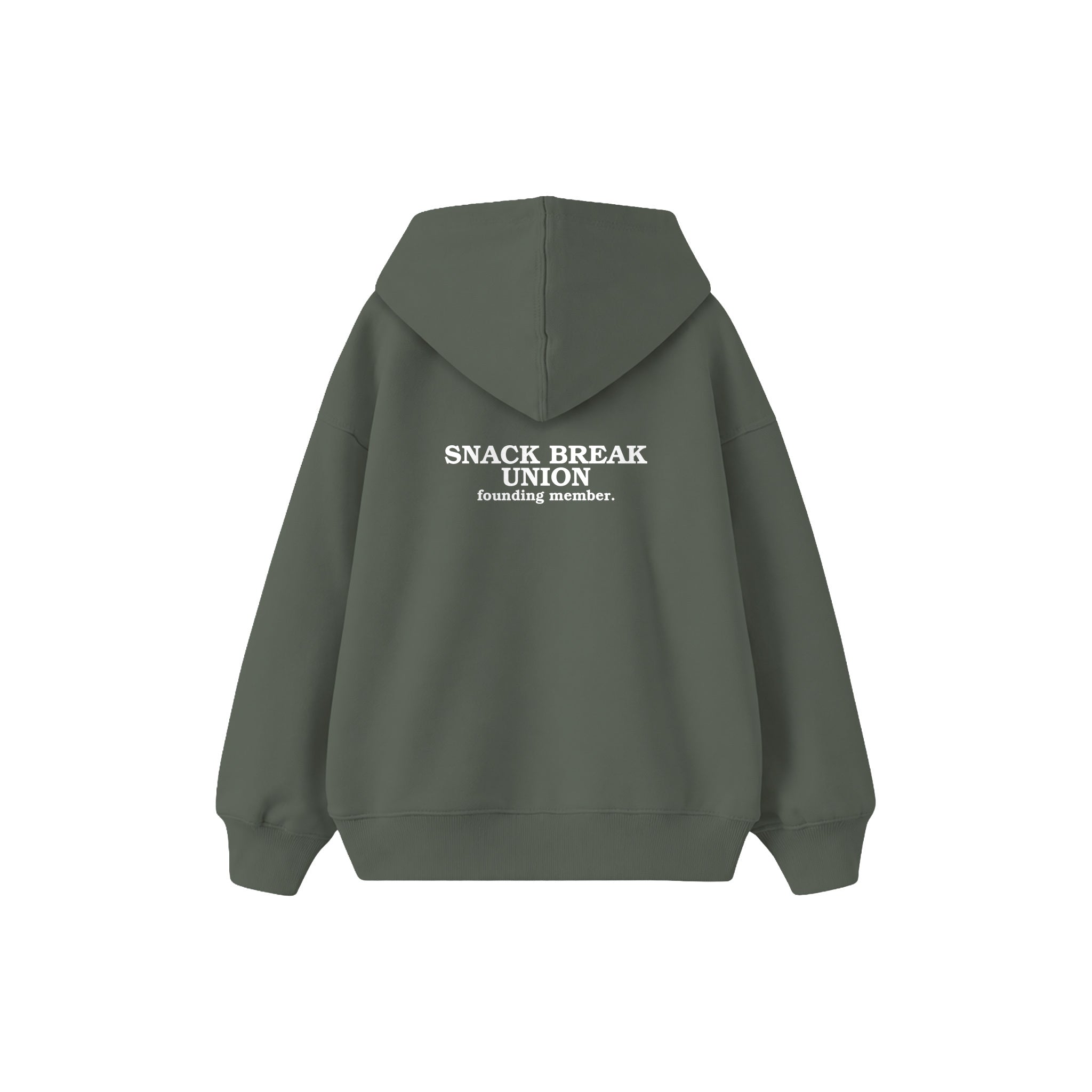 Snack Break Union Çocuk Hoodie — Antrasit — arka görünüm