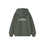 Not A Morning Person Çocuk Hoodie — Antrasit — arka görünüm