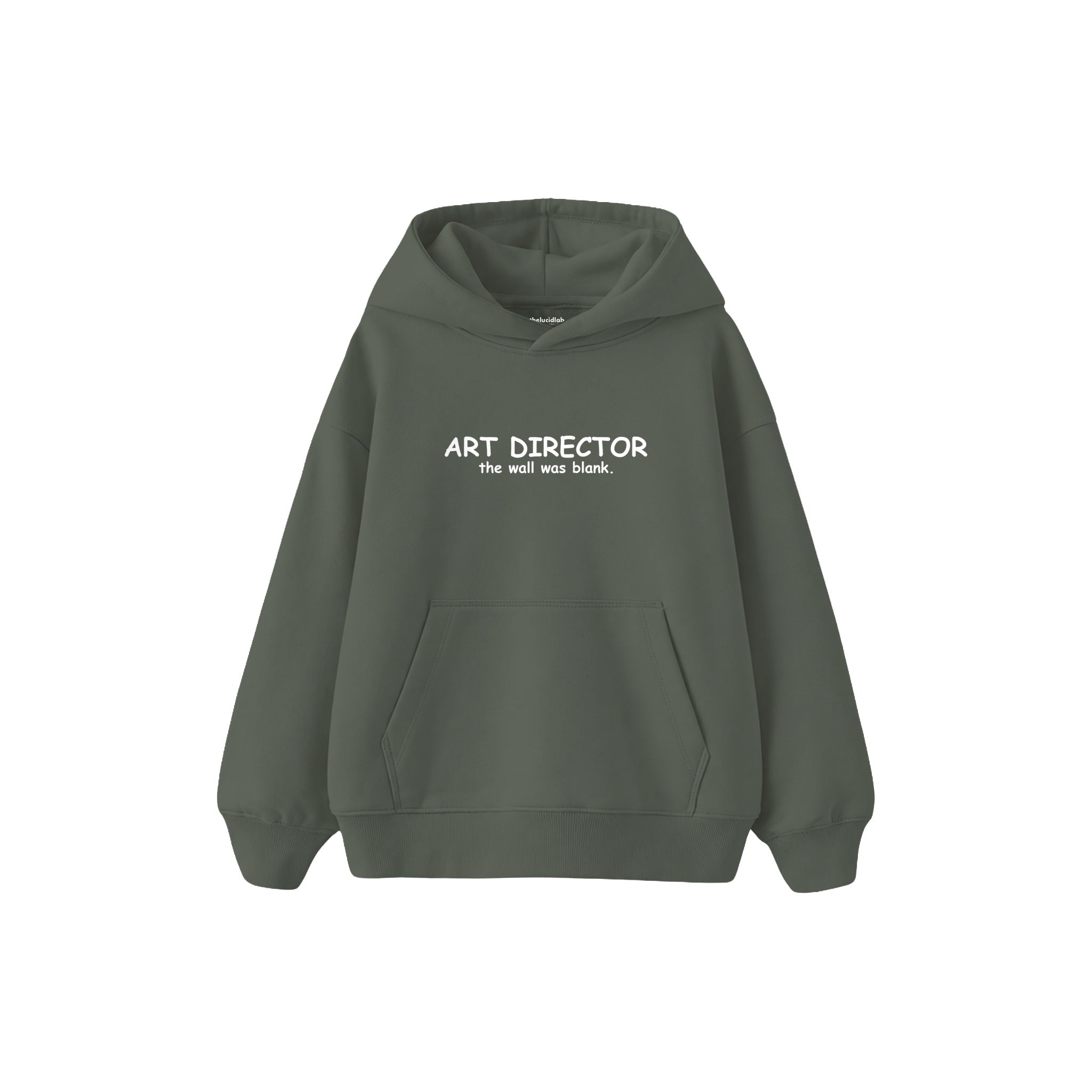 Art Director Çocuk Hoodie — Antrasit — ön görünüm