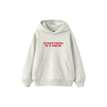 Everything Is A Drum Çocuk Hoodie — Beyaz — ön görünüm