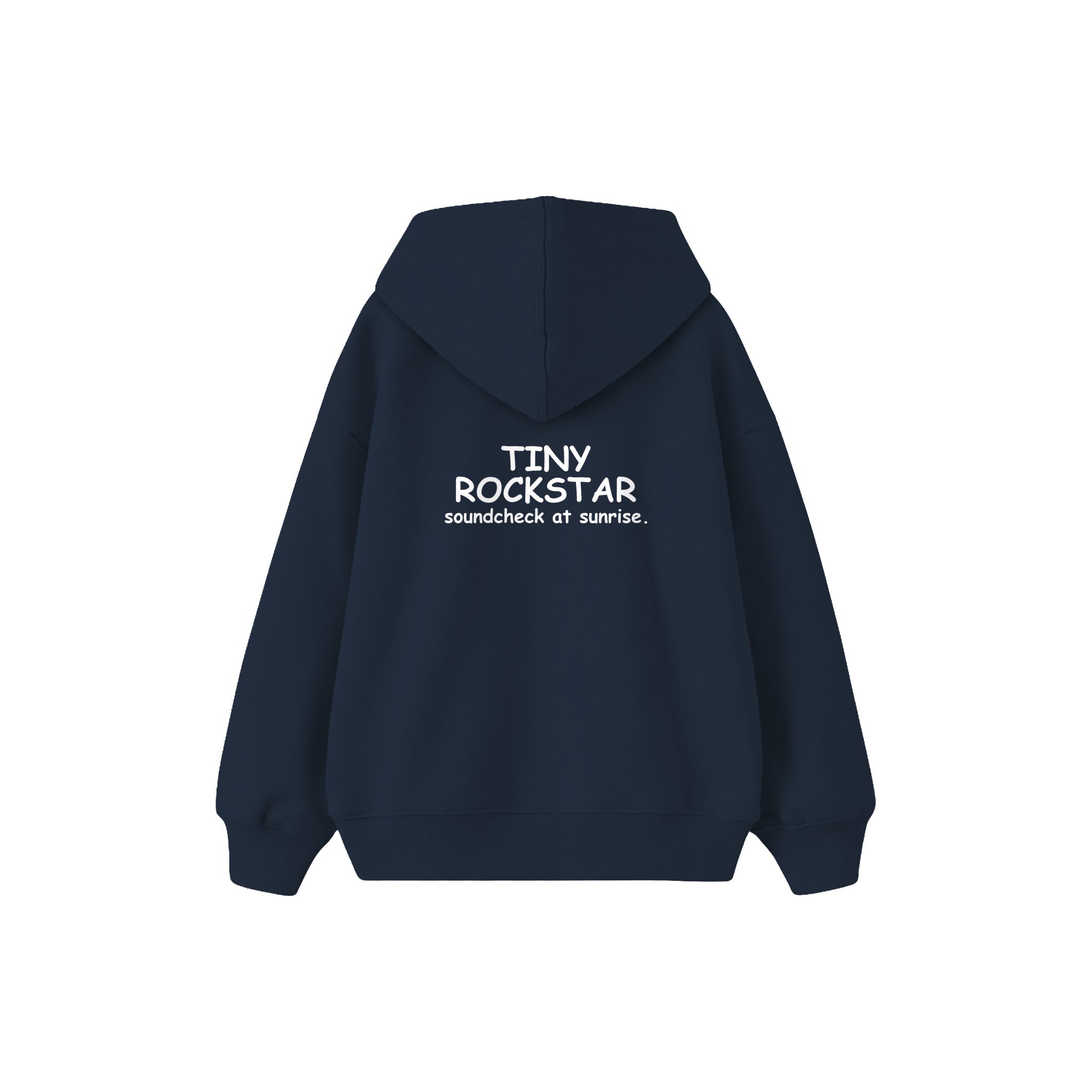 Tiny Rockstar Çocuk Hoodie — Lacivert — arka görünüm