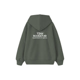 Tiny Rockstar Çocuk Hoodie — Antrasit — arka görünüm