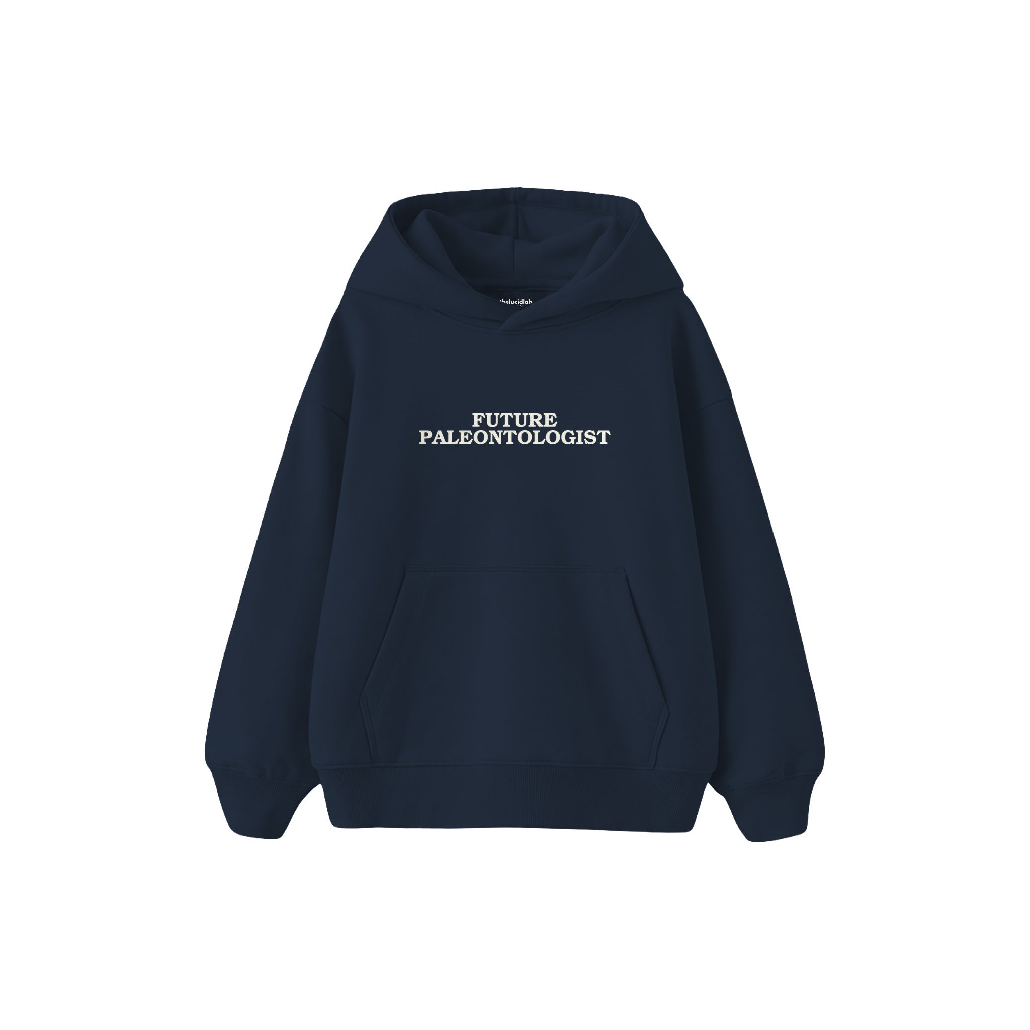 Future Paleontologist Çocuk Hoodie — Lacivert — ön görünüm