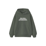 Unsupervised Ideas Çocuk Hoodie — Antrasit — ön görünüm