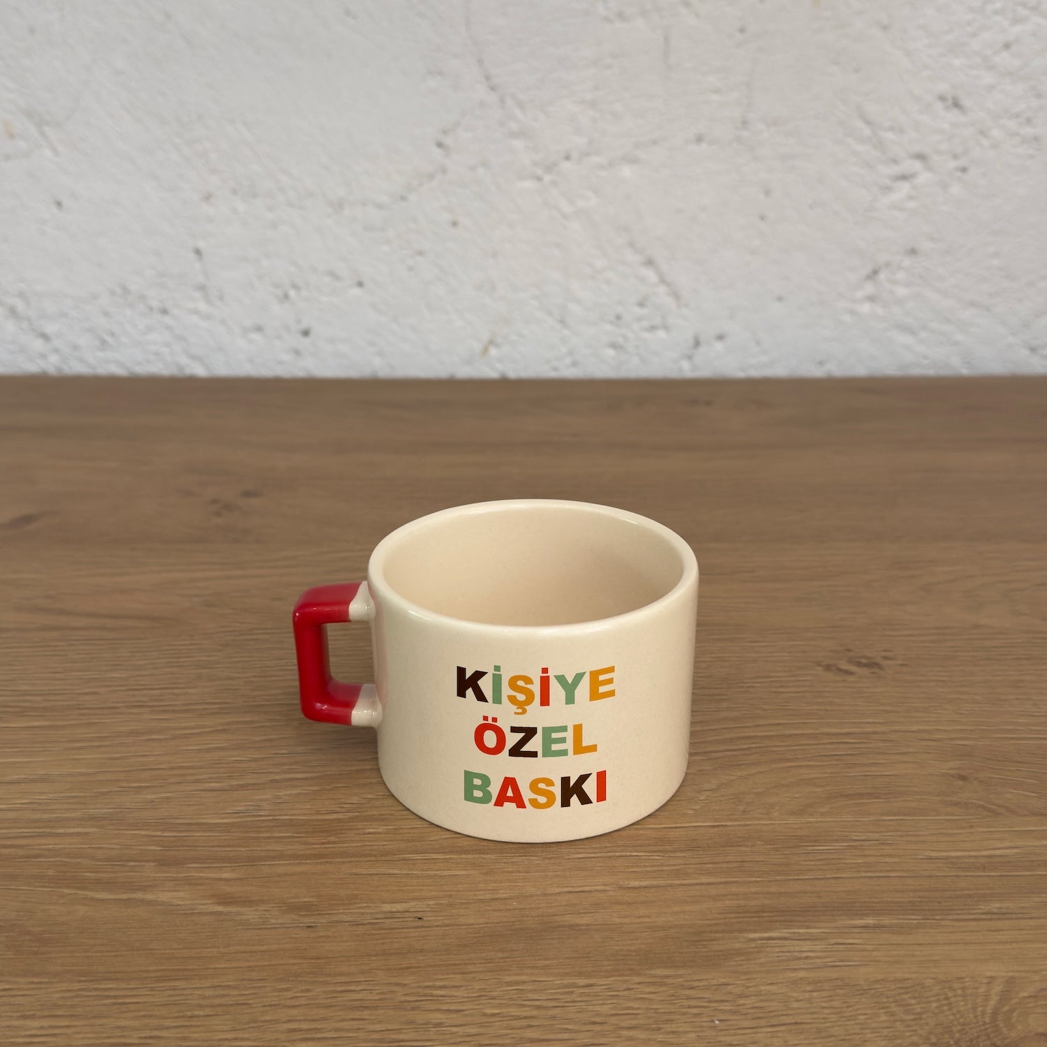 Kişiye Özel Renkli U Kulplu Kupa