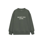 Made You Look Çocuk Sweatshirt — Antrasit — ön görünüm