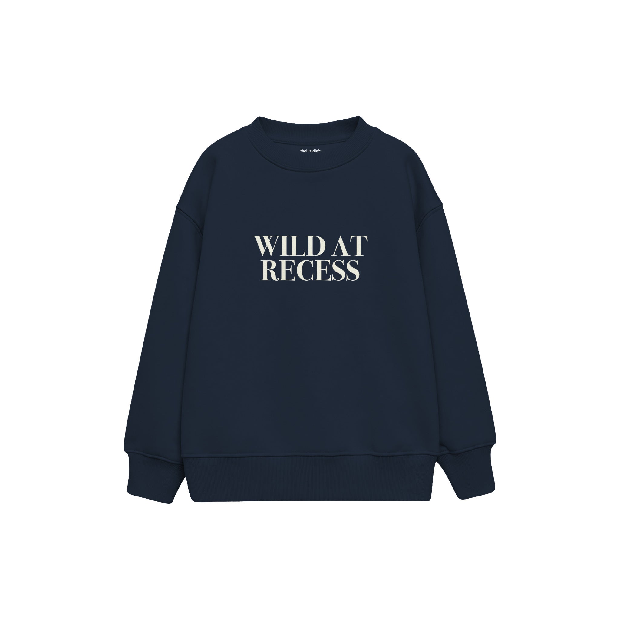 Wild At Recess Çocuk Sweatshirt — Lacivert — ön görünüm