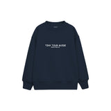 Tiny Tour Guide Çocuk Sweatshirt — Lacivert — ön görünüm